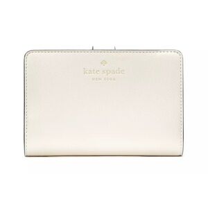 New Kate Spade Schuyler Medium Compact Bifold Wallet Meringue